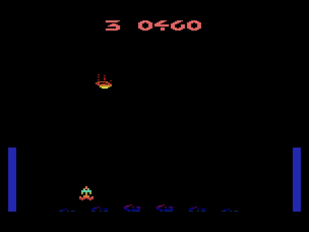 Gameplay of Solar Storm for Atari 2600